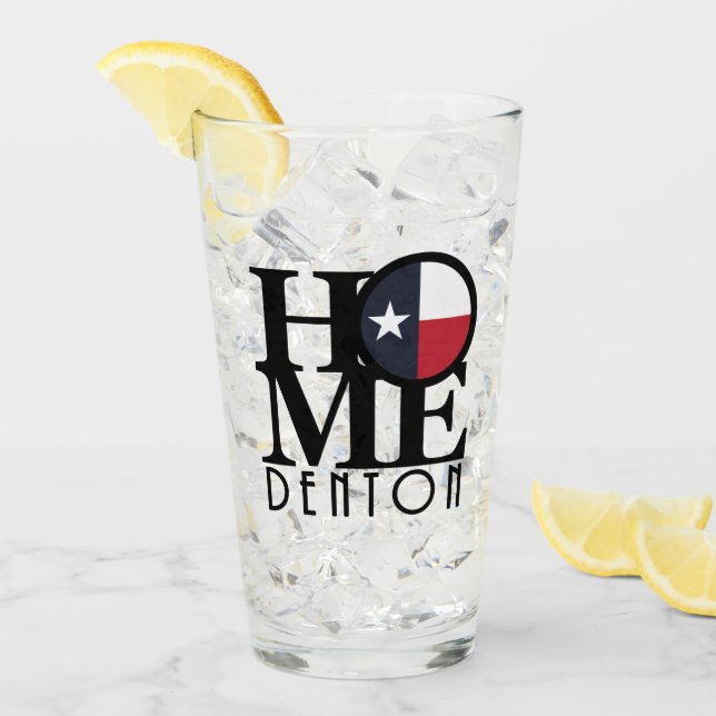 HOME Denton Texas Glass (Front Ice)