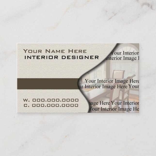 Home Designer Cartes de visite (Devant)