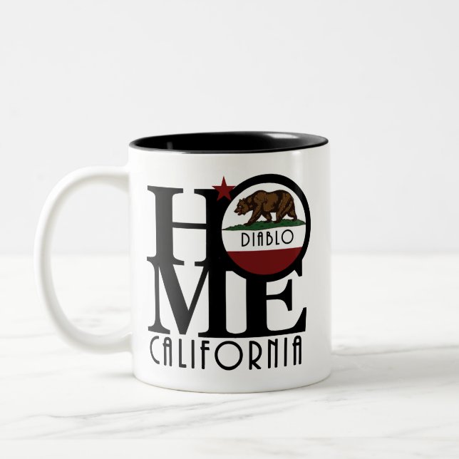 HOME Diablo California 11oz Two-Tone Coffee Mug (Left)