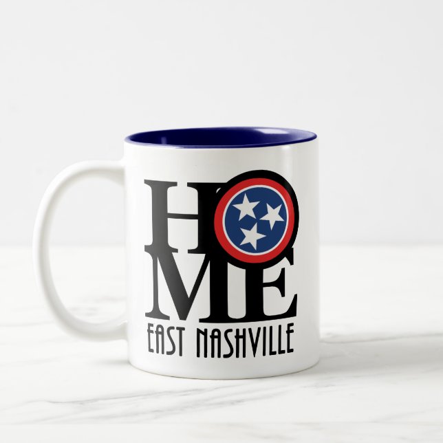HOME East Nashville 11oz Two-Tone Coffee Mug (Left)