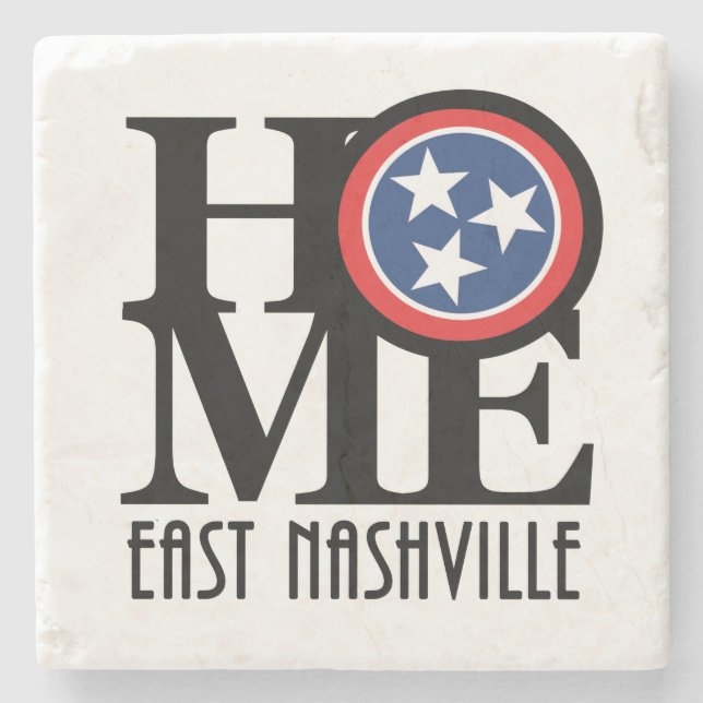 HOME East Nashvlllle Stone Coaster (Front)