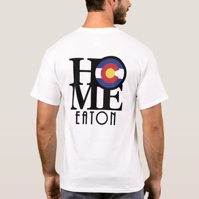 HOME Eaton Colorado (back print) T-Shirt (Back)