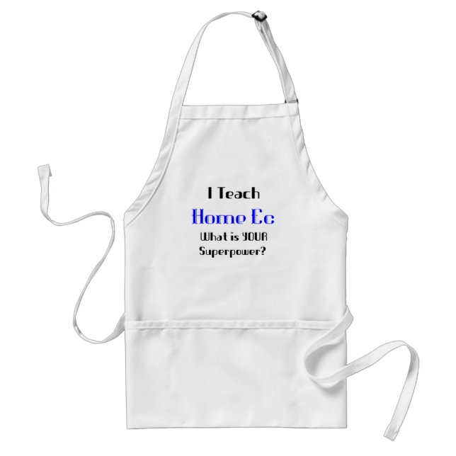 home ec teach standard apron (Front)