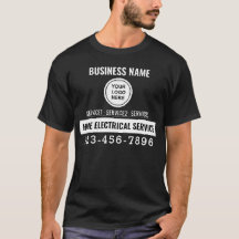 Home electric service QR code Logo custom work T-
