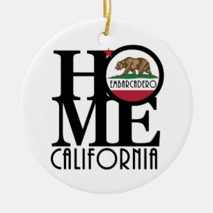HOME Embarcadero Ceramic Ornament