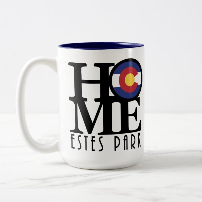 HOME Estes Park 15oz Two-Tone Coffee Mug (Left)