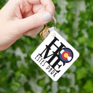 HOME Estes Park Colorado  Keychain