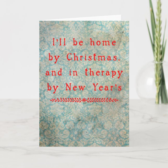 Home for Christmas Holiday Card (Front)