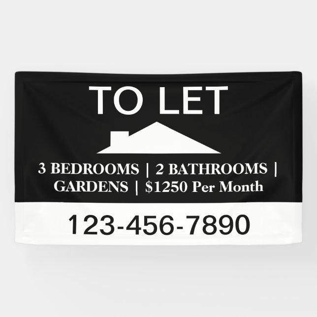 Home For Rental By House Owner Banner (Horizontal)