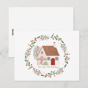 Home For The Holidays Christmas Holiday Card