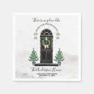 Home for the Holidays Christmas Open House Napkin