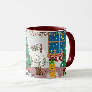 Home for the Holidays Illustration Mug