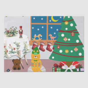 Home for the Holidays Illustration Tissue Paper