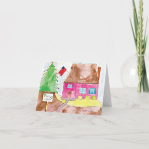 Home For the Holidays - KidsArt for CHOC Thank You Card