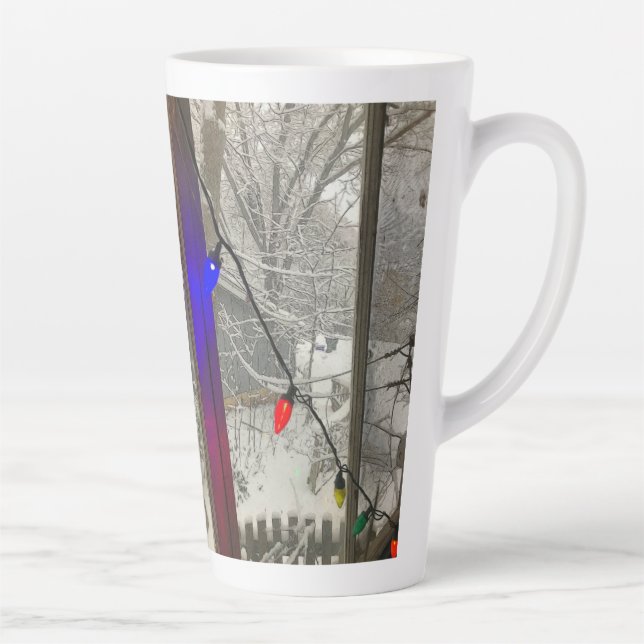 Home For The Holidays Latte Mug (Right)