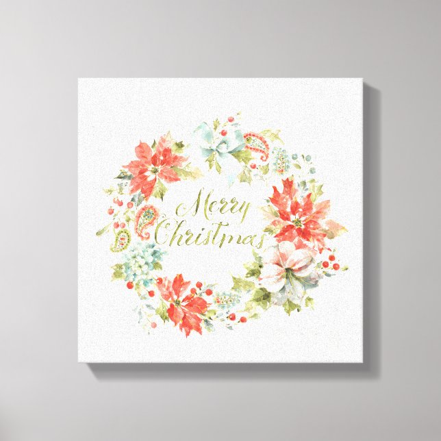 Home for the Holidays Merry Christmas Canvas Print (Front)