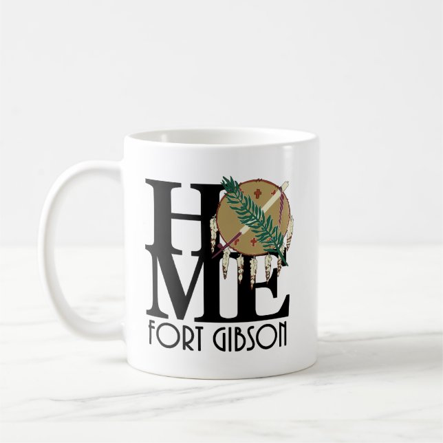 HOME Fort Gibson Oklahoma 11oz Coffee Mug (Left)