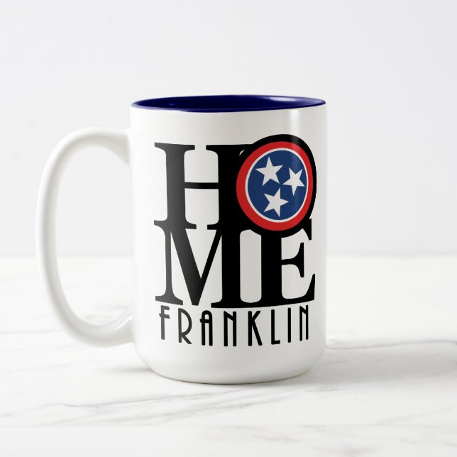 HOME Franklin 15oz Two-Tone Coffee Mug (Left)
