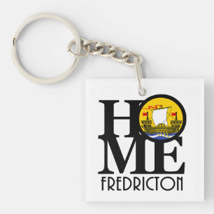 HOME Fredricton New Brunswick Keychain