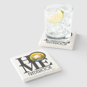 HOME Fredricton New Brunswick Stone Coaster