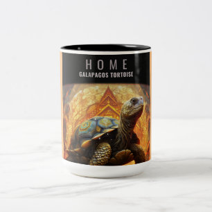 Home Galapagos Tortoise Two-Tone Coffee Mug