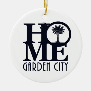 HOME Garden City Ceramic Ornament