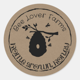 Home Grown Honey Labels You Personalize