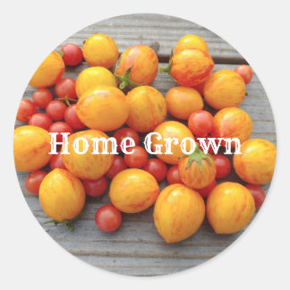 Home Grown Tomatoes Classic Round Sticker