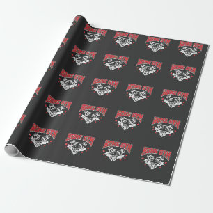 Home Gym Crew Weightlifting Dumbbell Lifting Wrapping Paper