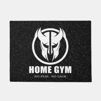 Home Gym Door Mat - Spartan No Pain No Gain