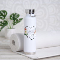 Home Health Nurse Caregiver Floral Stethoscope 