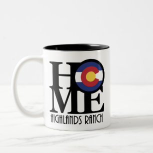 HOME Highlands Ranch Colorado 11oz Two-Tone Coffee Mug