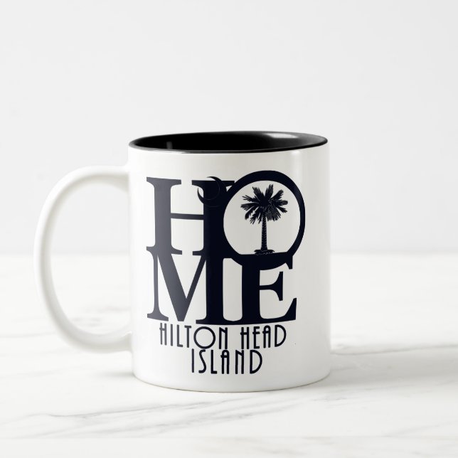 HOME Hilton Head Island 11oz Two-Tone Coffee Mug (Left)