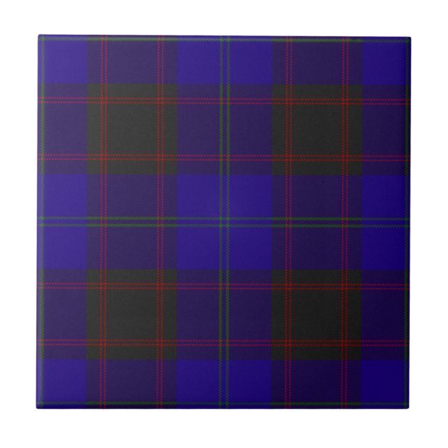 Home Hume Clan Hunting Tartan Plaid Pattern Tile (Front)