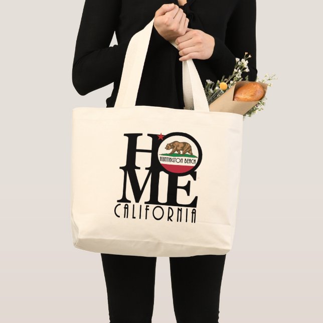 HOME Huntington Beach Large Tote Bag (Front (Product))