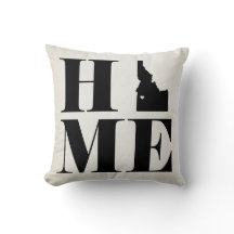 Home Idaho State Pillow CHOOSE YOUR COLOR