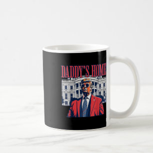 Home I'm Voting Convicted Felon 2024 Trump Daddy  Coffee Mug