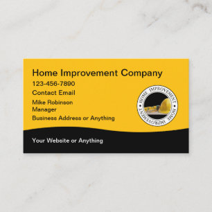 Home Improvement And Renovations Business Card