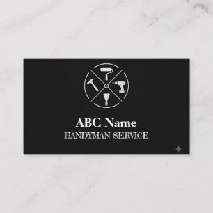 Home improvement and repair handyman services business card