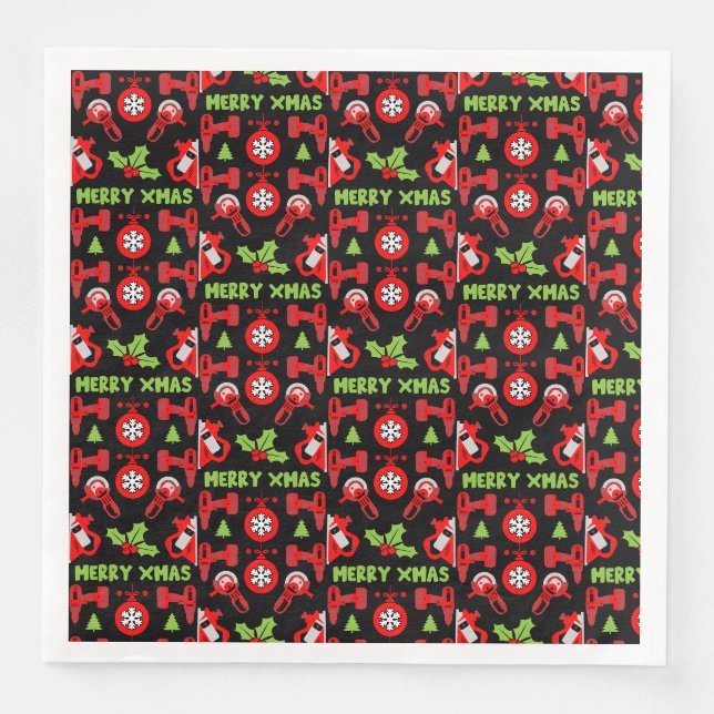 Home Improvement Christmas Gifts Napkin (Front)