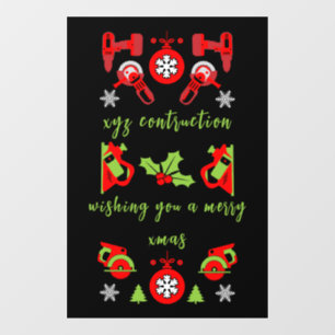 Home Improvement Christmas Gifts Window Cling