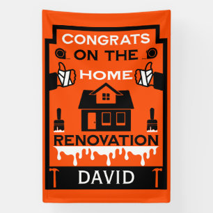 Home Improvement Congratulation Banner
