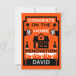 Home Improvement Congratulation Card