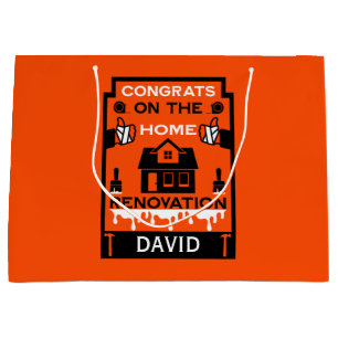 Home Improvement Congratulation Large Gift Bag