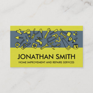 Home improvement Handyman services Business Card