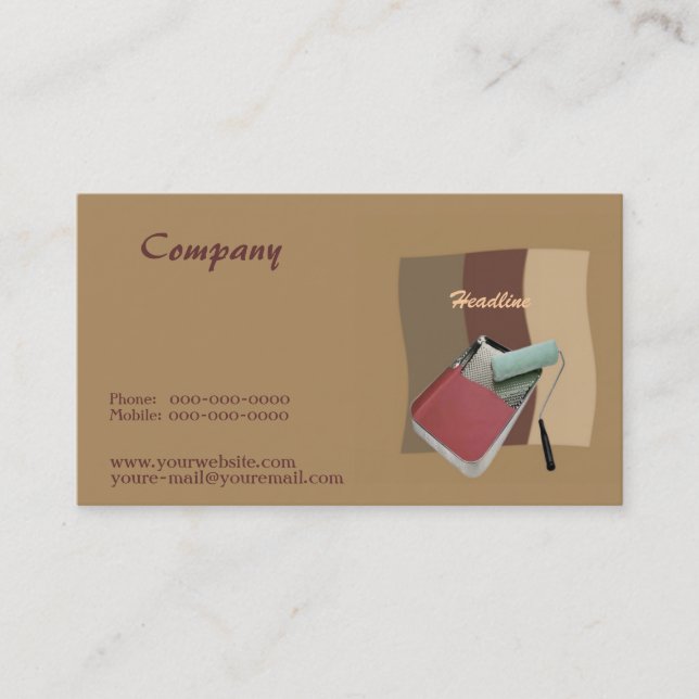 Home Improvements Business Card (Front)