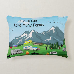 Home in Many Forms Accent Pillow