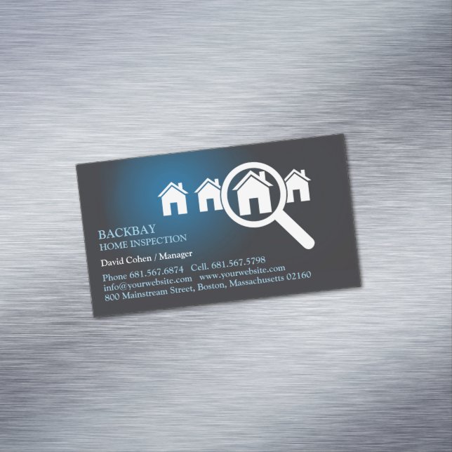 Home Inspection Magnetic Business Card (In Situ)