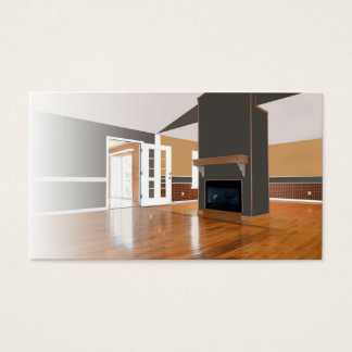 Home Interior ; Fireplace, Wood Floors, Painting