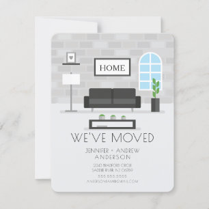 Home Interior Modern Moving Announcement